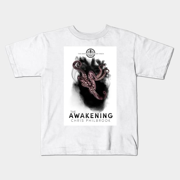 The Awakening Cover with tentacles Kids T-Shirt by chrisphilbrook